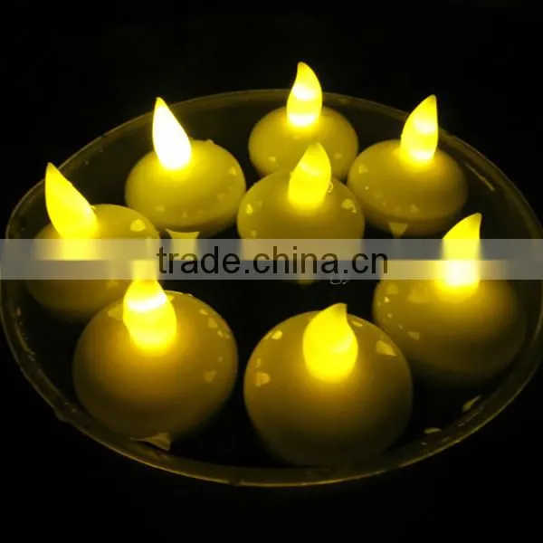 12Pcs Colorful Waterproof Floating LED Tea Light Candle