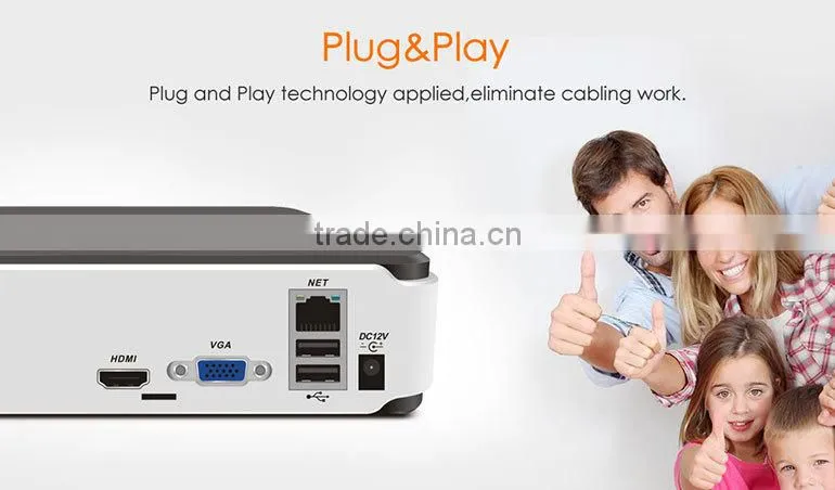 Network Recorder HDMI VGA NVR Kits With FREE APP