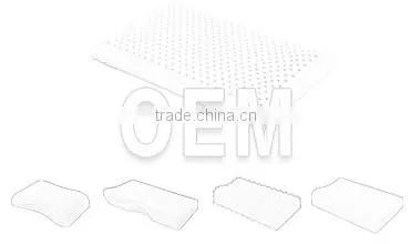 Baby head contour positioning foam pillow