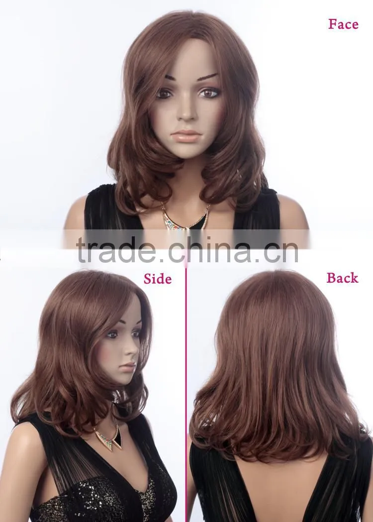 Factory price high densityheat resistant wig