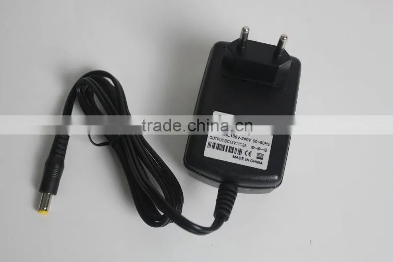 2016 Hot Sale Security EU Plug 2A DC12V Switching Adapter use for CCTV Camera Monitor Product Cheapest