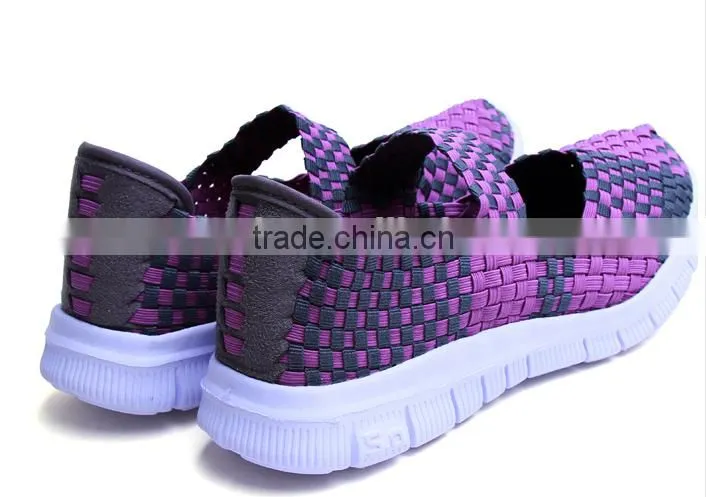 high quality women's woven shoes , casual sport shoes