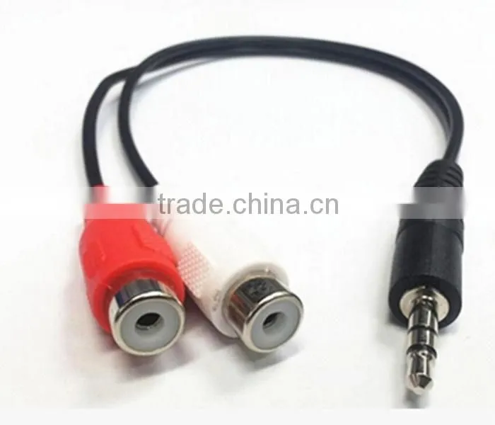 6ft 3.5mm Stereo Male to Dual RCA Stereo Adapter Audio Cable
