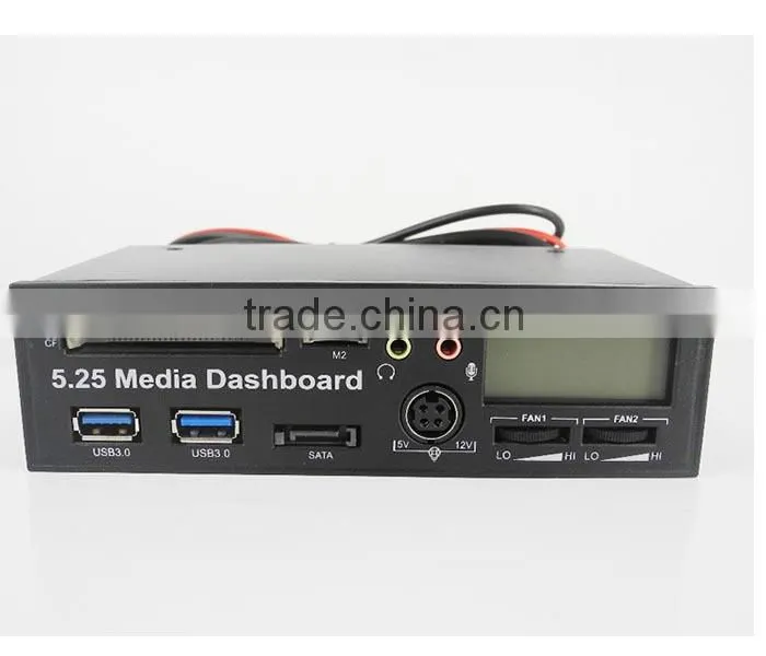 PCIe to USB 3.0 HUB USB2.0 All-in-one Card Reader 5.25 Media Dashboard pannel