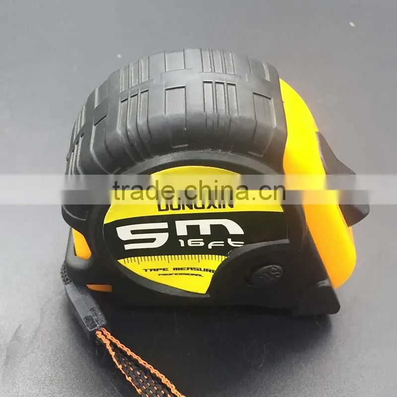 3m/5m/7.5/10m three locks rubber covered measure tape