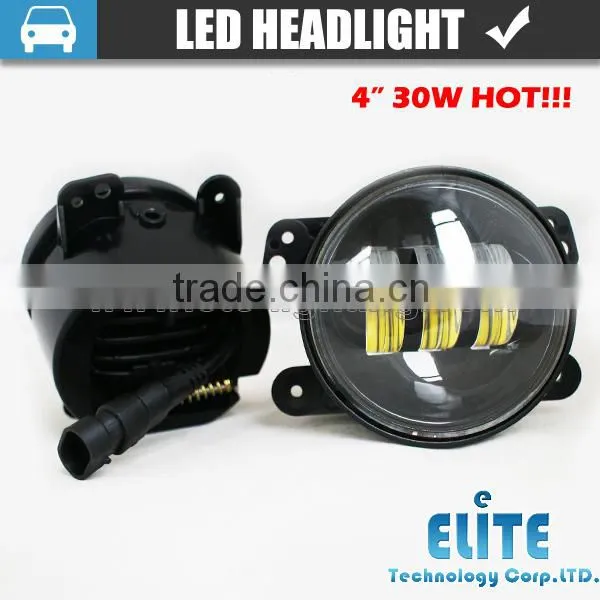 Factory outlet 4*6inch led fog light type and 4 inch/4" LED motorcycle headlight for Harley motorcycle