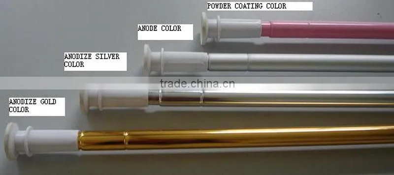Bathroom products shower curtain rod