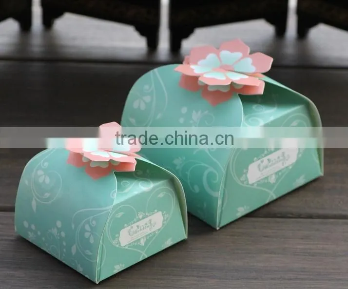 blue l Paper Gift Box candy paper box for wedding chocolate box
