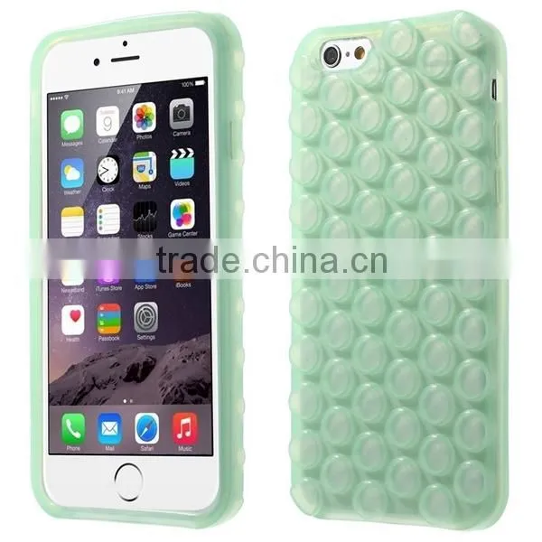 Luxury High Quality Colorful Bubble Silicon case for Apple iPhone 6
