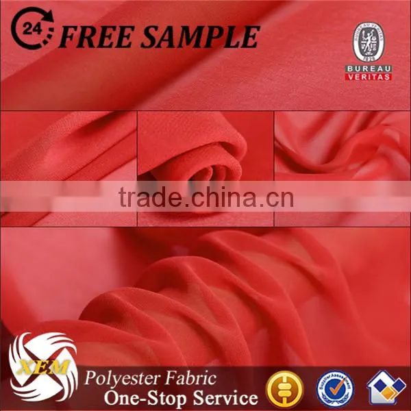 Fashion pearl chiffon fabric for party