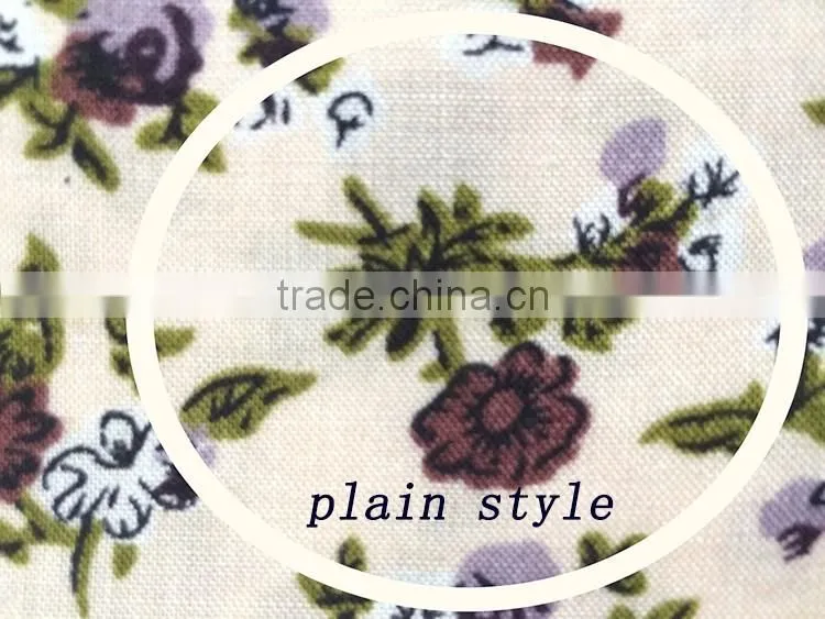 Oeko-tex standard 30*30 68*68 120gsm plain style printed rayon fabric