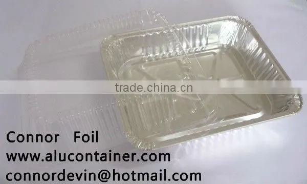 oblong lid for disposable aluminum foil pan