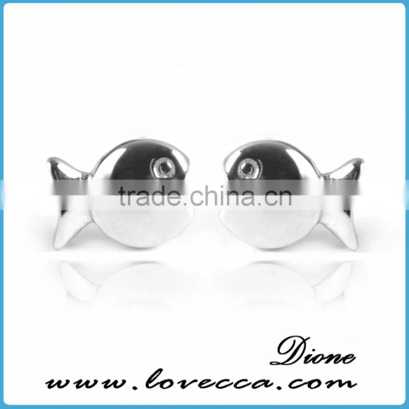 fashion earring designs new model earrings silver gold fish design earring jewelry
