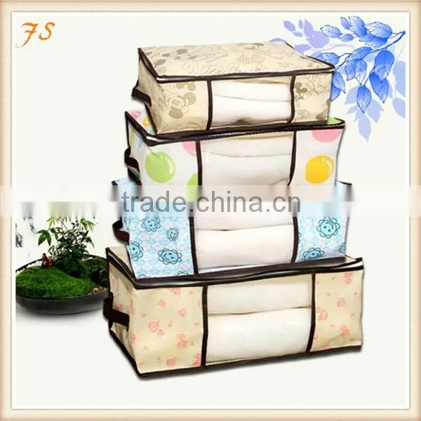 waterproof quilt storage bag with pvc window
