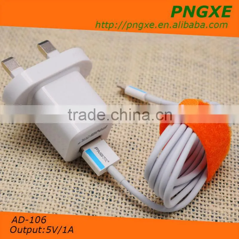 universal single port mini usb EU plug travel charger for mobile phone