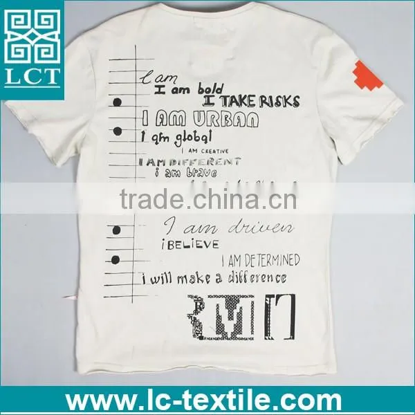 worn out design high quality handmade fashion tshirt