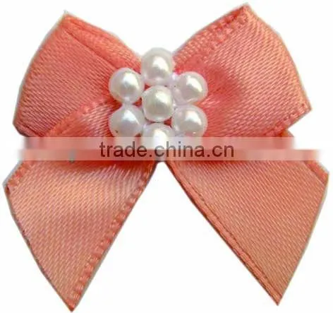 China factory supply Green grosgrain ribbon bows for perfume decor or formal dress
