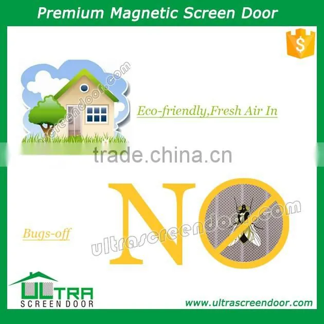 Tough Magic Fly Screen Door Mesh Curtain