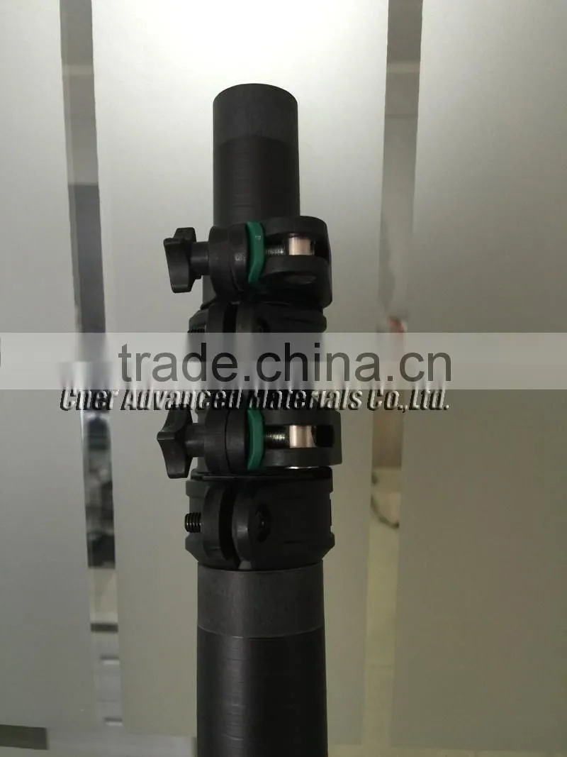 2016hot sale window cleaning telescopic pole,high modulus carbon fiber telescopic pole,high quality telescopic pole