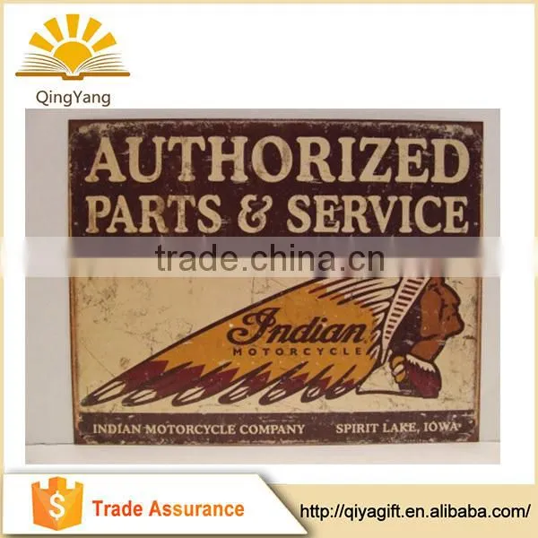 Custom Decorative Embossing Vintage Tin Plate Sign,coffee tin sign