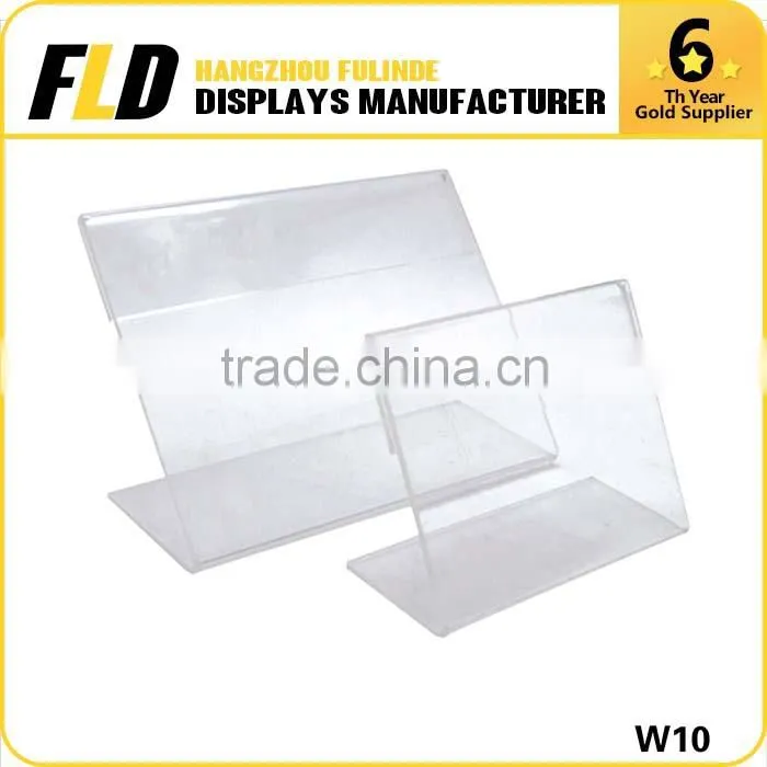 Guaranteed quality universal hot product clear plastic paper display holder