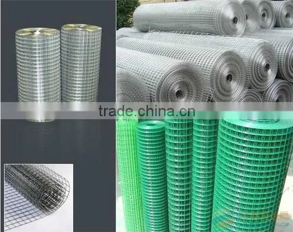 standard welded wire mesh size and pvc coated welded wire mesh