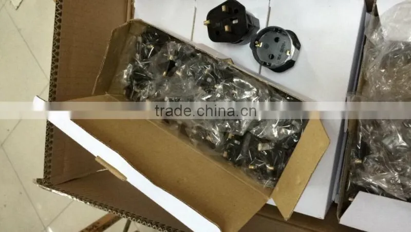 ST- 5 Germany to uk adaptor with fuse CE/LVD/EMC certificate