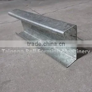 High efficiency c channel steel section making machine