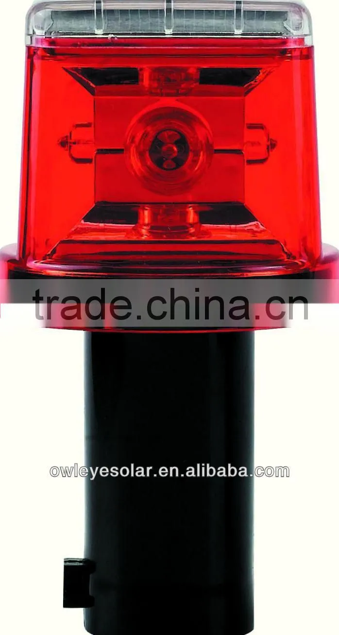 Solar-powered blinker traffic signal light /Flare solar-powered warning light
