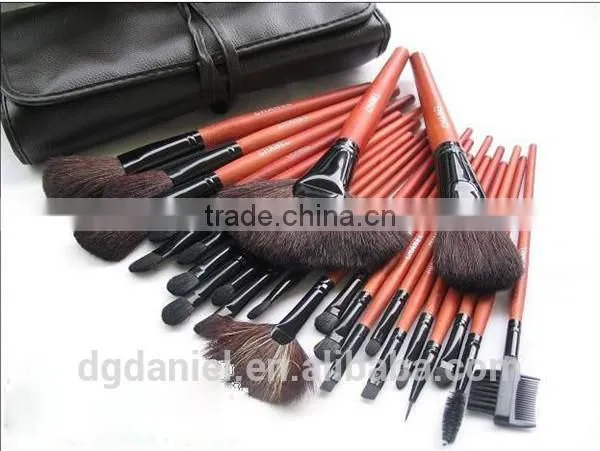 Beauty 18pcs pink Brushes makeup with case High quality cosmetic brushDongGuan Factory