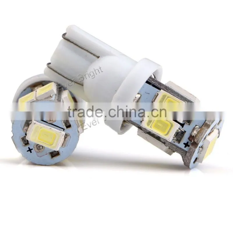 Cool white color ever bright 220LM led lights for cars w5w t10 car led bulb 5630 smd led specifications