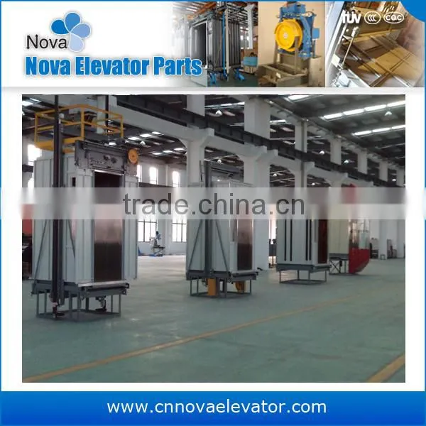 630kg~1600kg,1.0m/s~1.75m/s Machine Room Elevator Cabins, Luxury Residential Passenger Cabin