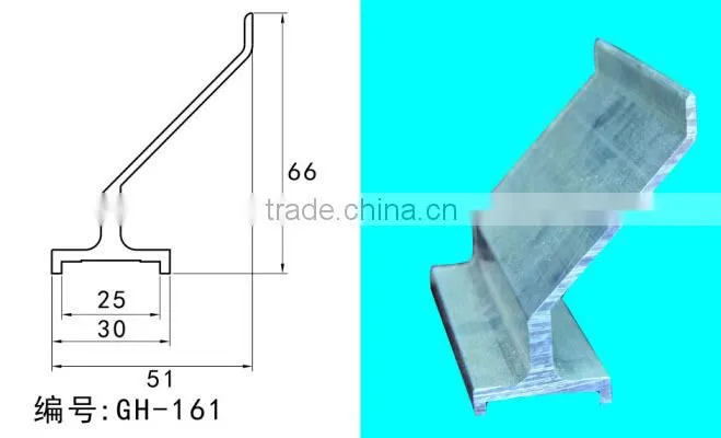 aluminum flood bar for printing press with holding bars