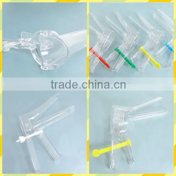 CE/ISO Approved Screw in Side Type Disposable Vaginal Speculum