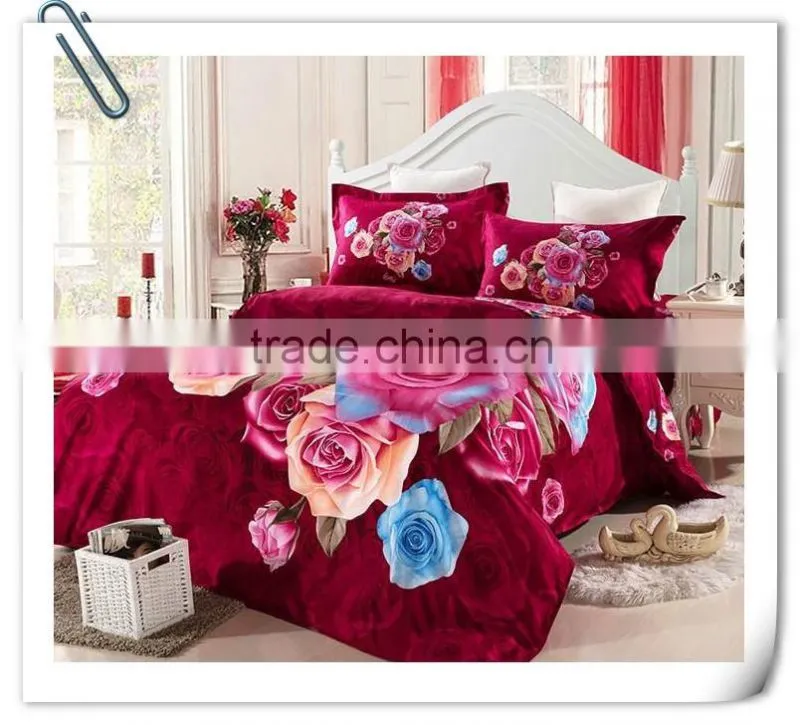 cotton 3d disperse printed fabric for bedding sets
