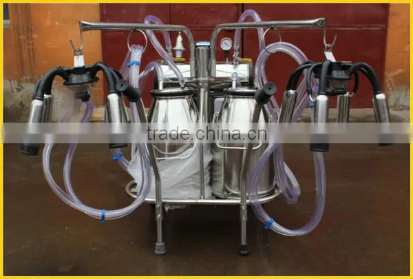 Vacuum pump milking machine