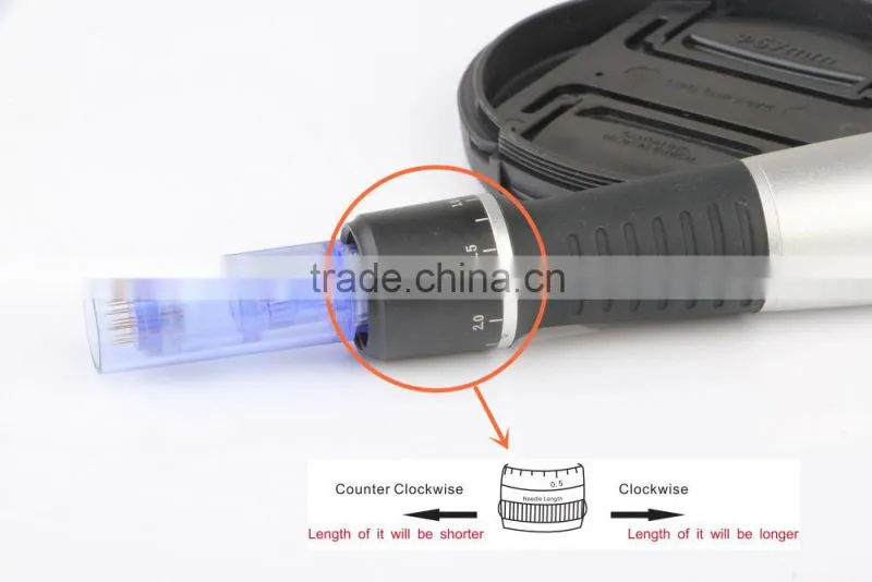 NL-EDP03 adjustable cartridges electric needle roller dermapen stamp roller medical derma pen (CE)