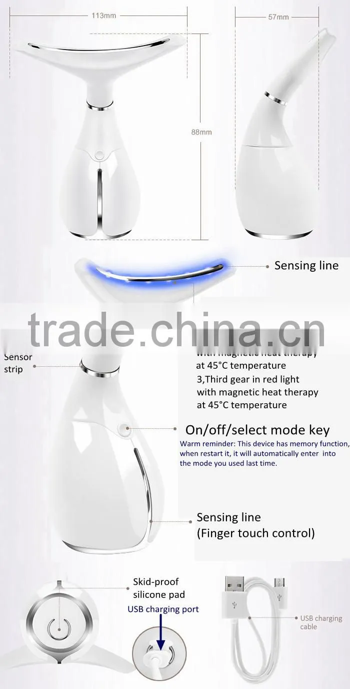Ms.W High Quality Vibrating Perfect Health Neck Massager Neck Skin Care Tools