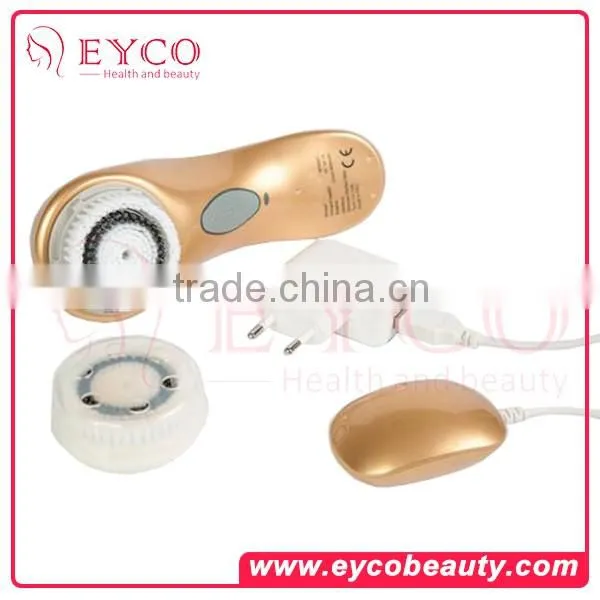 Aaa Battery Silicone Abs Deep Pore Portable Deep Facial Brush Pads For Cleansing