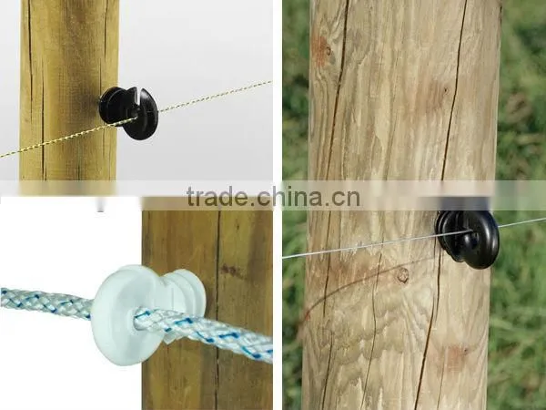 Electric fence Hotline screw in ring insulator