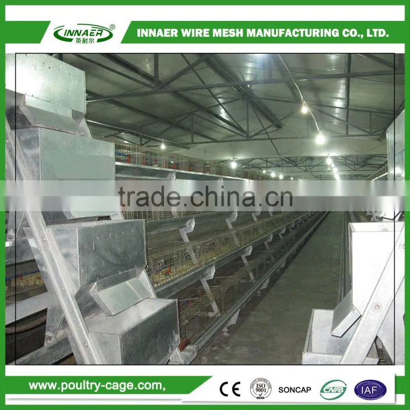 Surface smooth,and bright broiler chicken cage factory