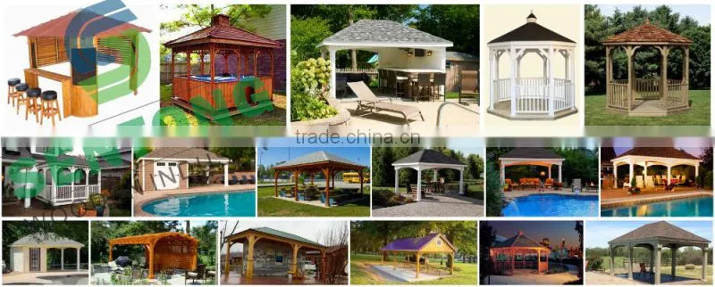 beautiful wooden gazebo