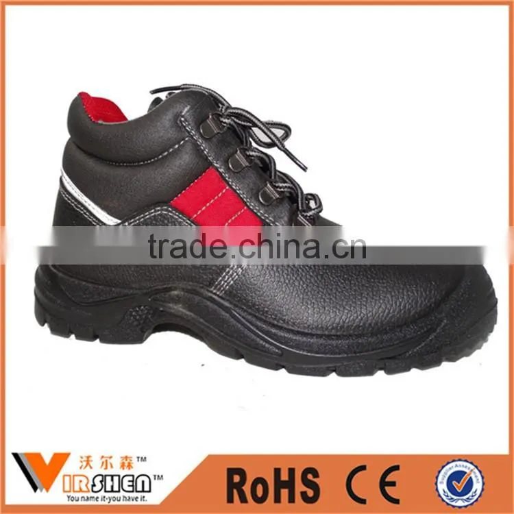 Italy anti slip protection shoes industry nubuck leather safety shoes