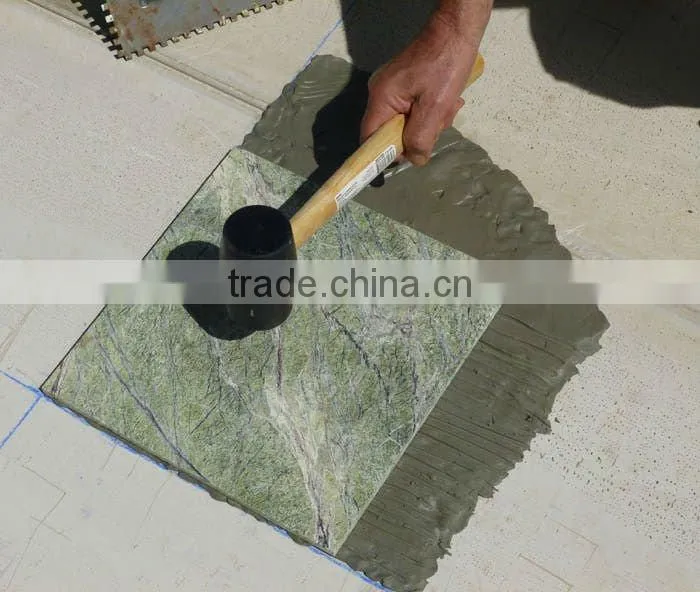 Rubber hammer with wood handle