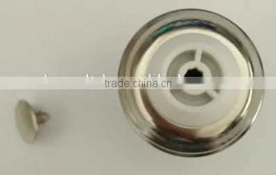 BAYONET TYPE WELD FREE OVAL PIN B22 AND E27 SCREW BASE CAP IRON ALUMINUM OR BRASS
