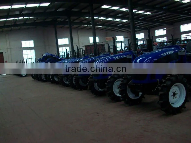 55HP small farm tractor used in garden farmland and lawn