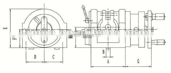 SEMI-UNIVERSAL DIVIDING HEAD
