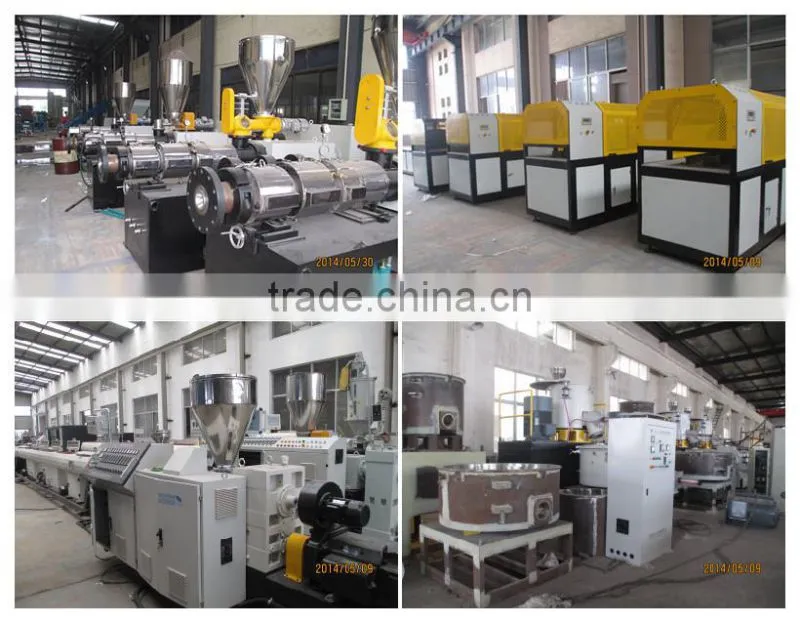 pvc double-color corrugated pipe making machine/pvc corrugated tube machinery/pvc electric corrugated pipe extrusion line