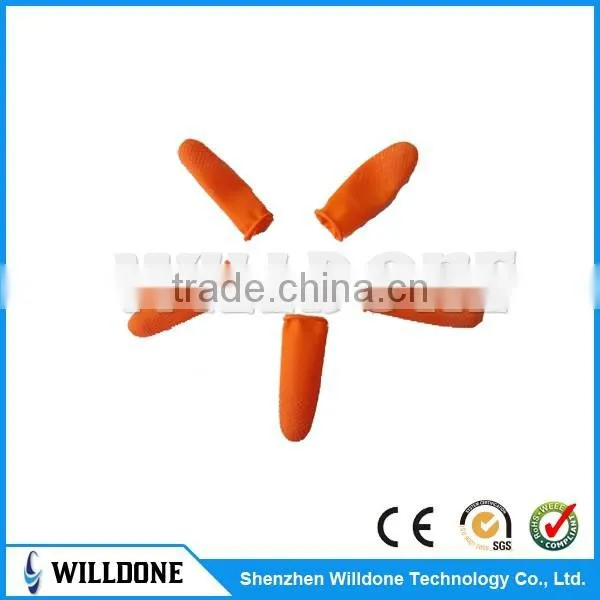High Quality Orange Anti-slip Finger Cots