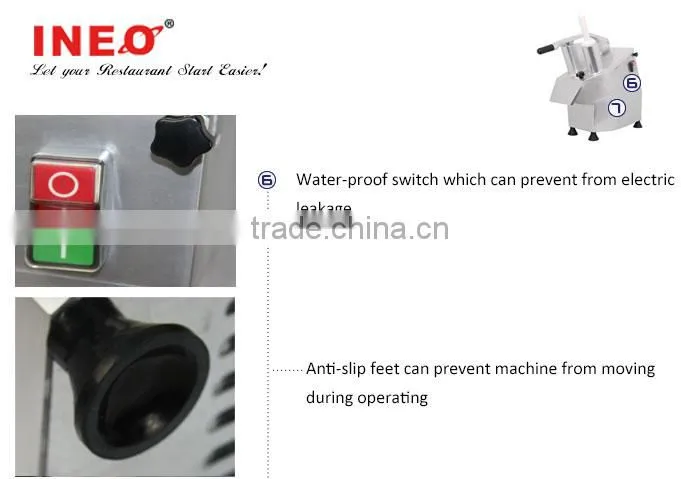 Electric Commercial Multifunctional Fruit Cutting Machine(INEO are professional on commercial kitchen project)